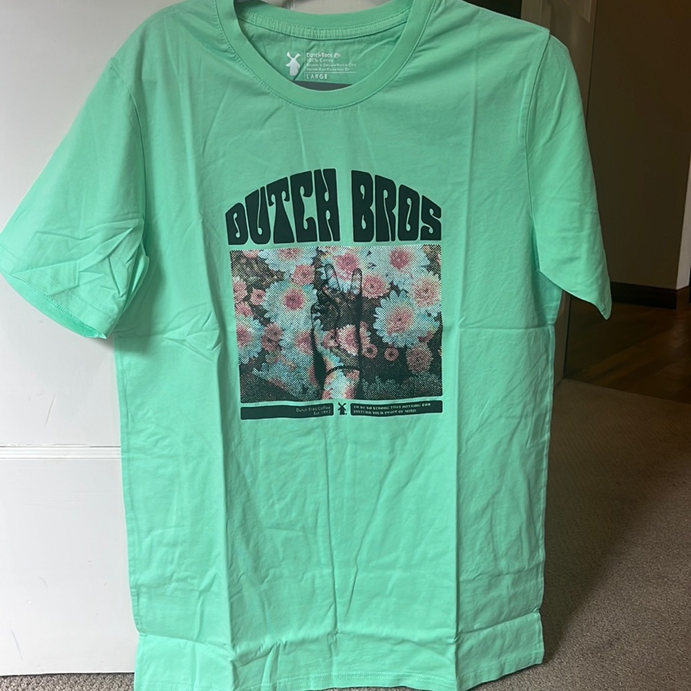 Dutch Bros Floral Peace Hand